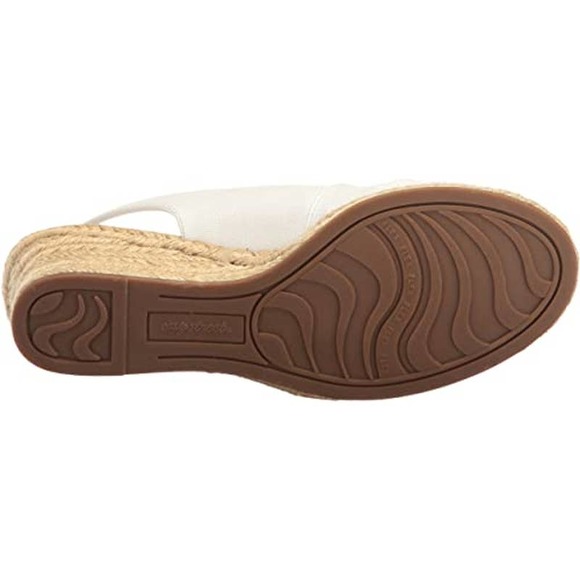 Easy Street Kindly White Espadrille Wedge Sandal size 10. - Picture 4 of 5